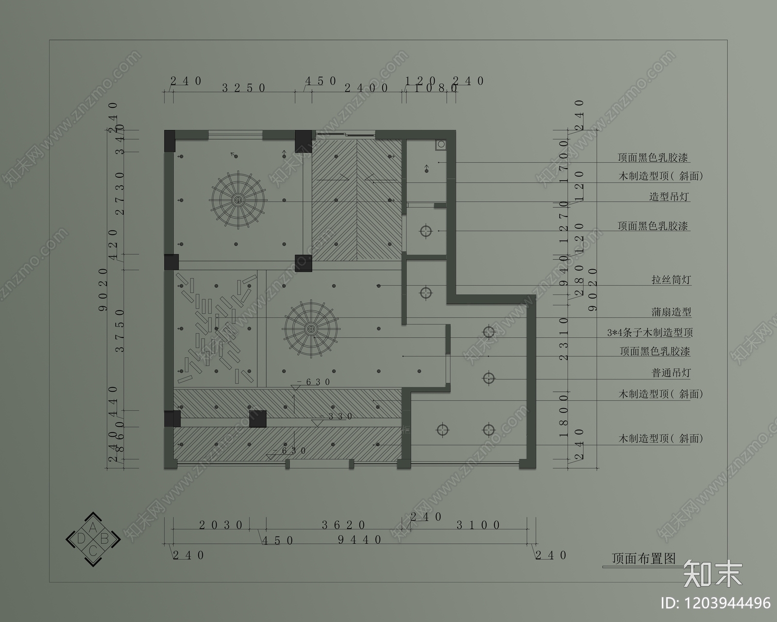 现代火锅店cad施工图下载【ID:1203944496】