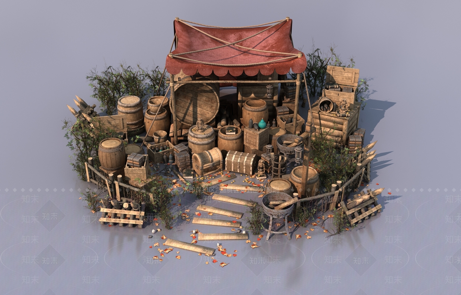 公用器材3D模型下载【ID:1203950339】