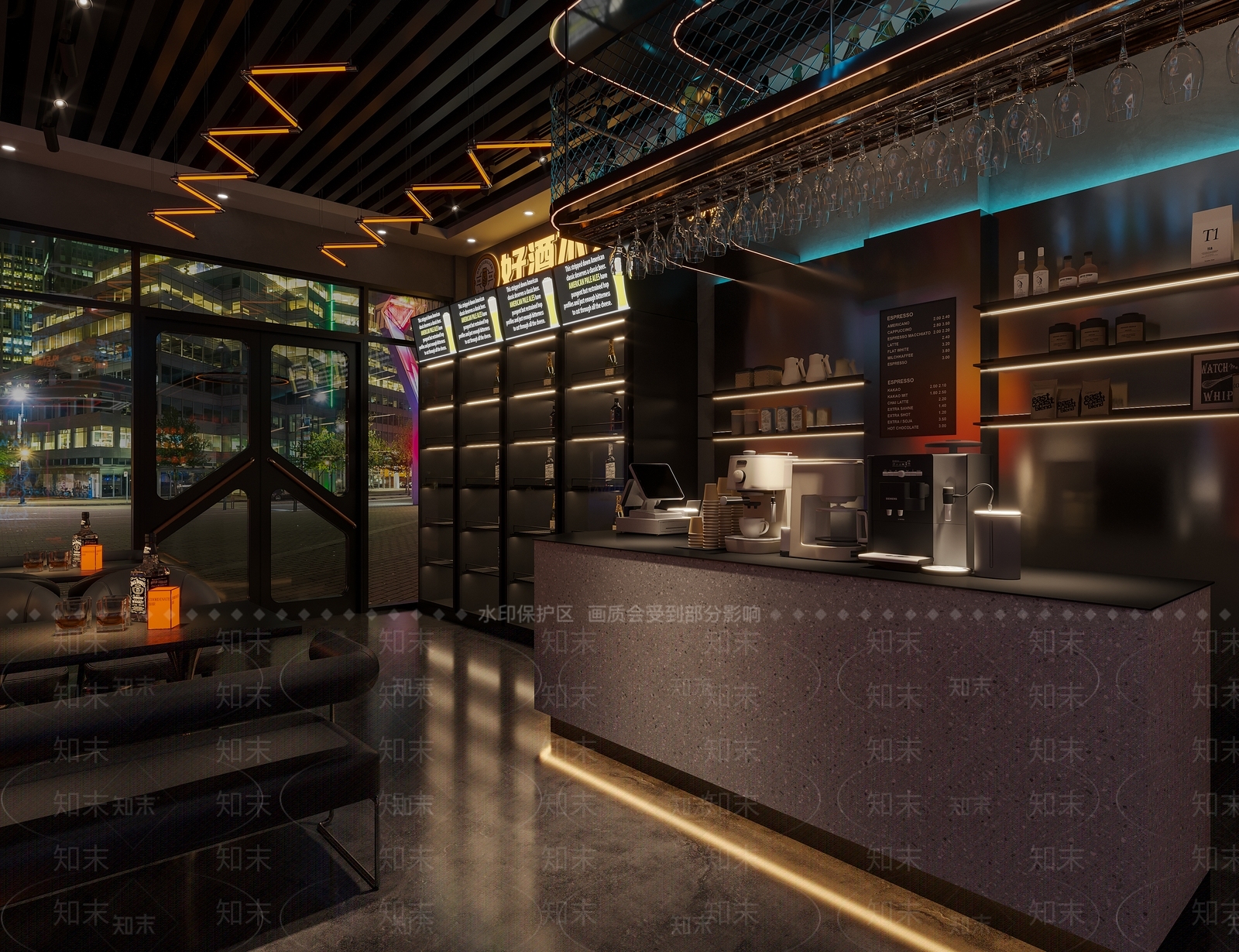 工业酒吧3D模型下载【ID:1203953952】