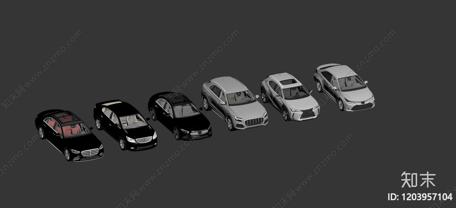 汽车3D模型下载【ID:1203957104】