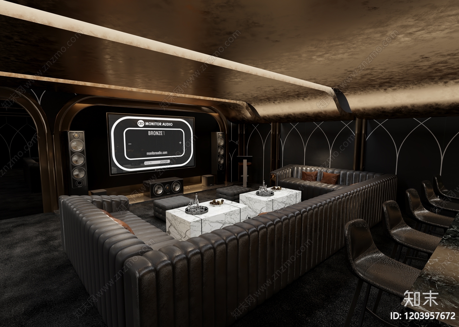 美式现代KTV3D模型下载【ID:1203957672】