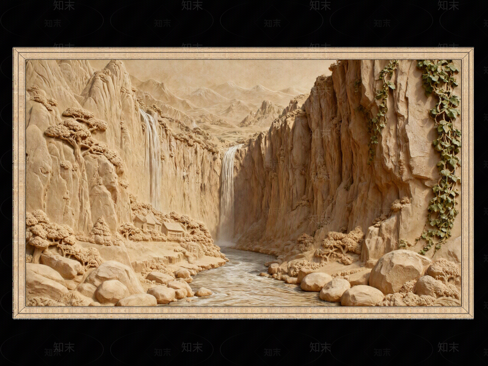 中式砂岩贴图下载【ID:1203960679】