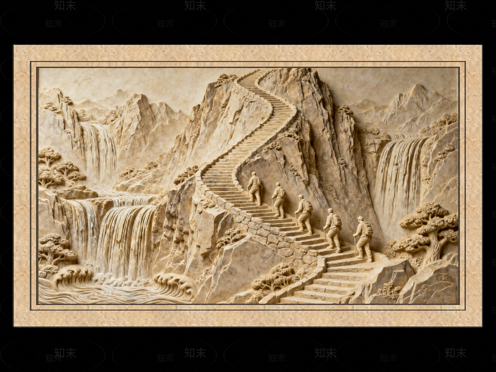 中式新中式石雕贴图下载【ID:1203960871】