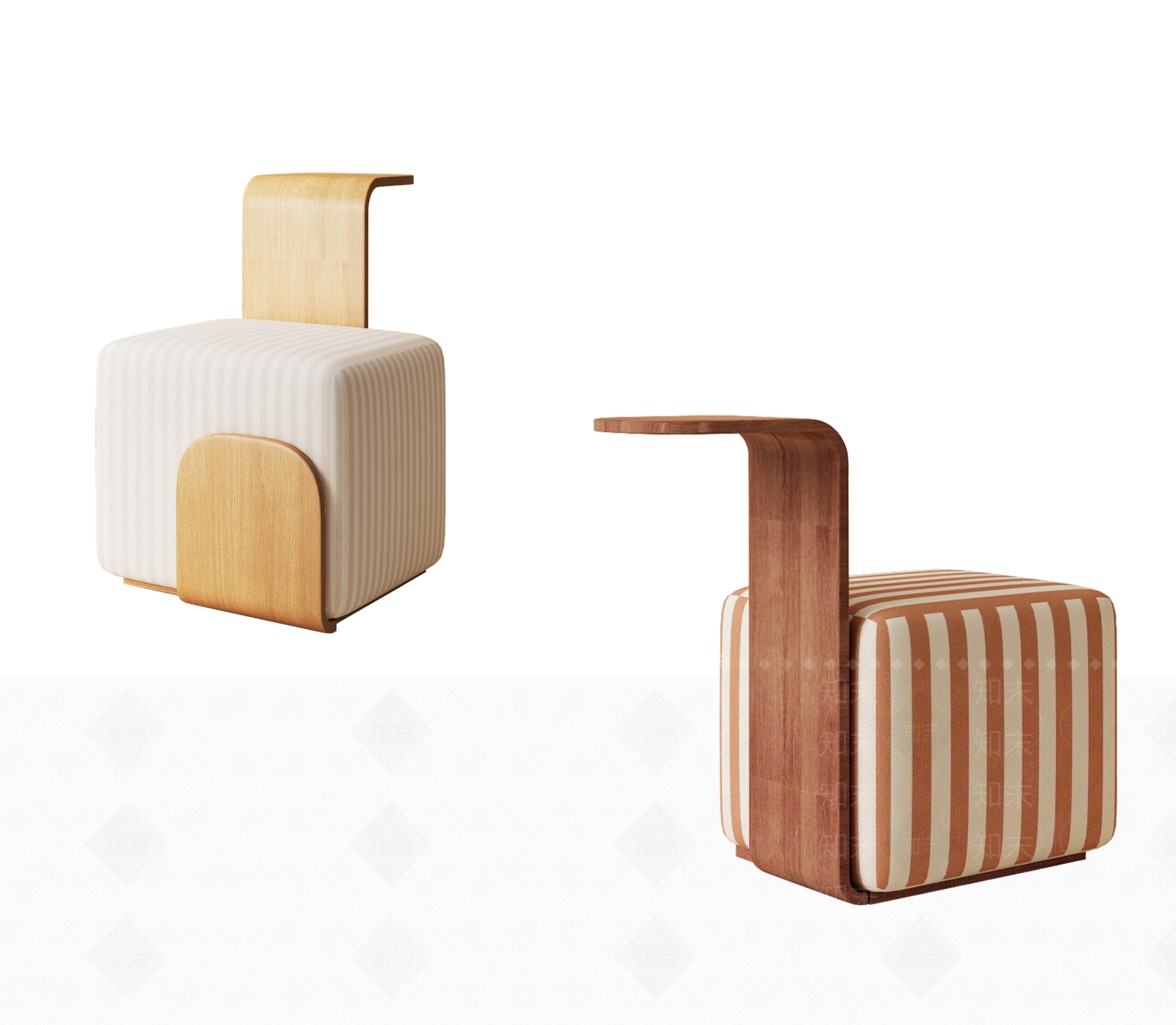 现代单人沙发SU模型下载【ID:1203961990】