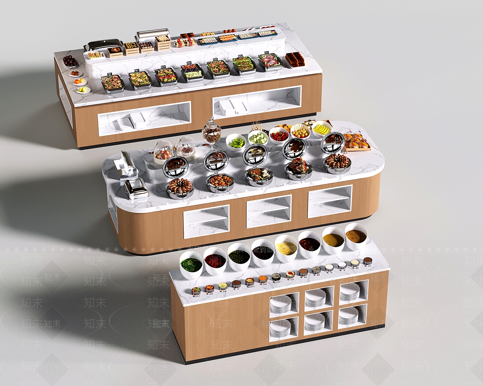 现代吧台3D模型下载【ID:1203964683】