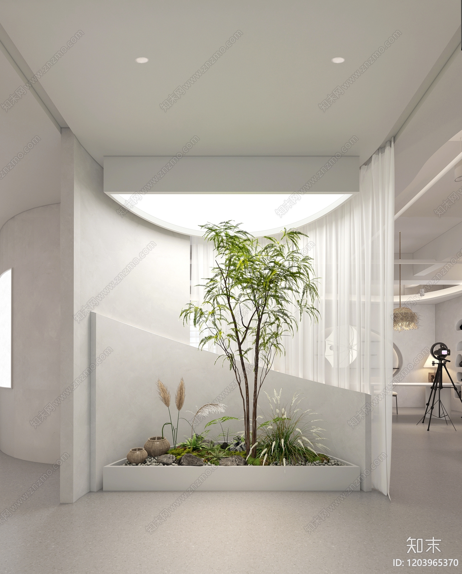 奶油直播间3D模型下载【ID:1203965370】