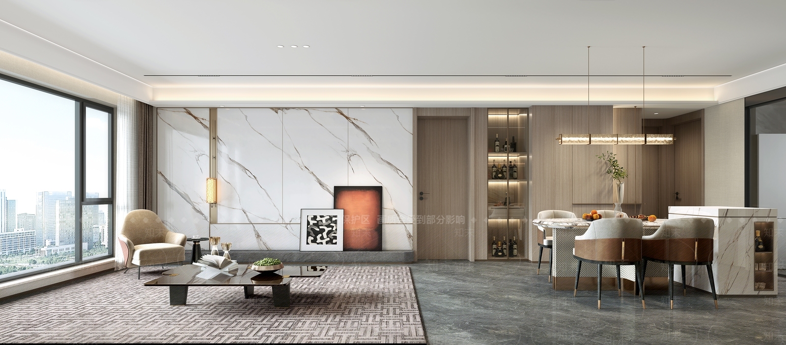 大理石岛台岛台3D模型下载【ID:1227409337】