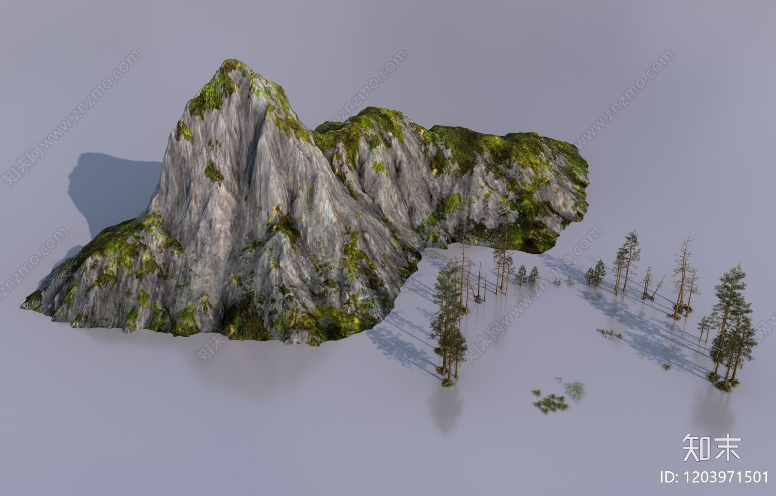 植物堆3D模型下载【ID:1203971501】