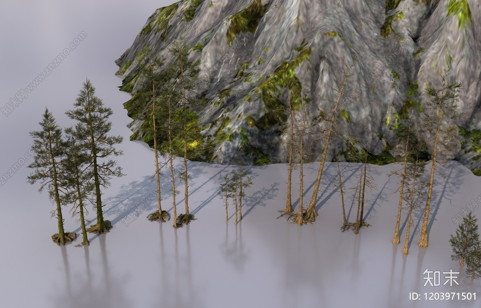 植物堆3D模型下载【ID:1203971501】