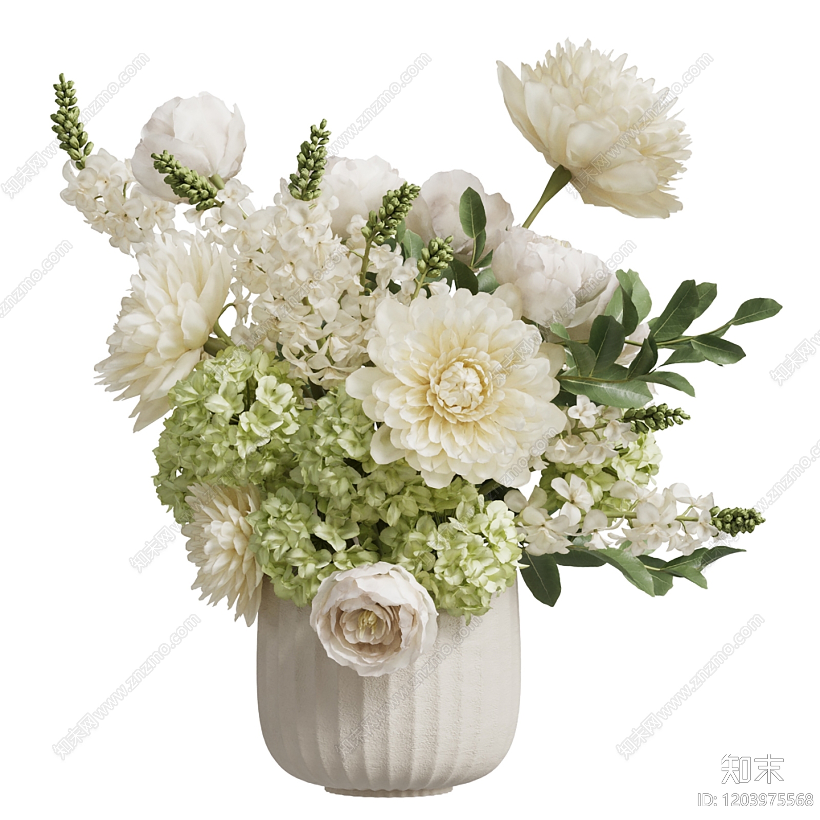 现代花瓶3D模型下载【ID:1203975568】