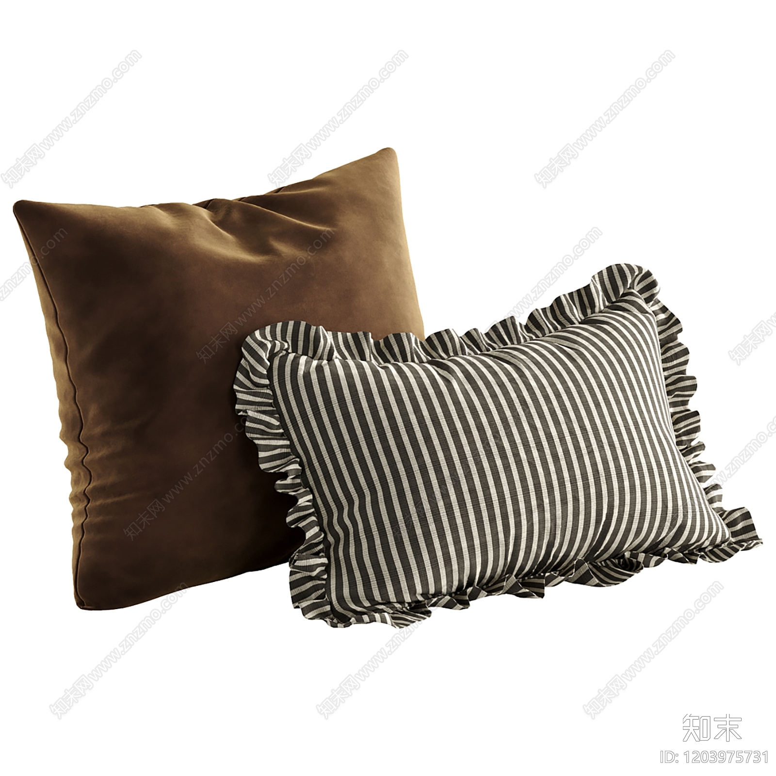 现代抱枕3D模型下载【ID:1203975731】