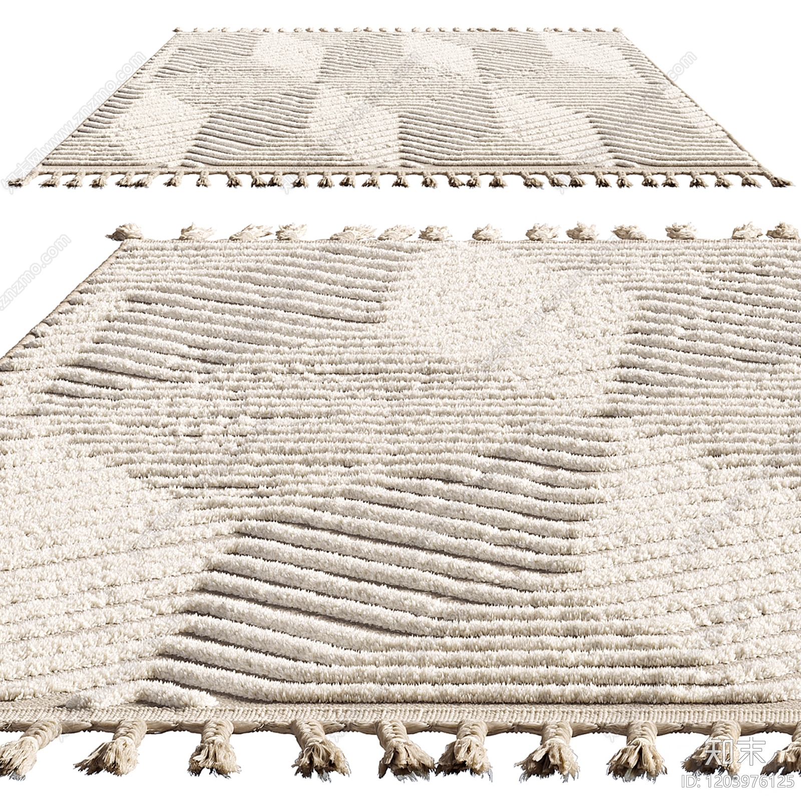 现代地毯3D模型下载【ID:1203976125】