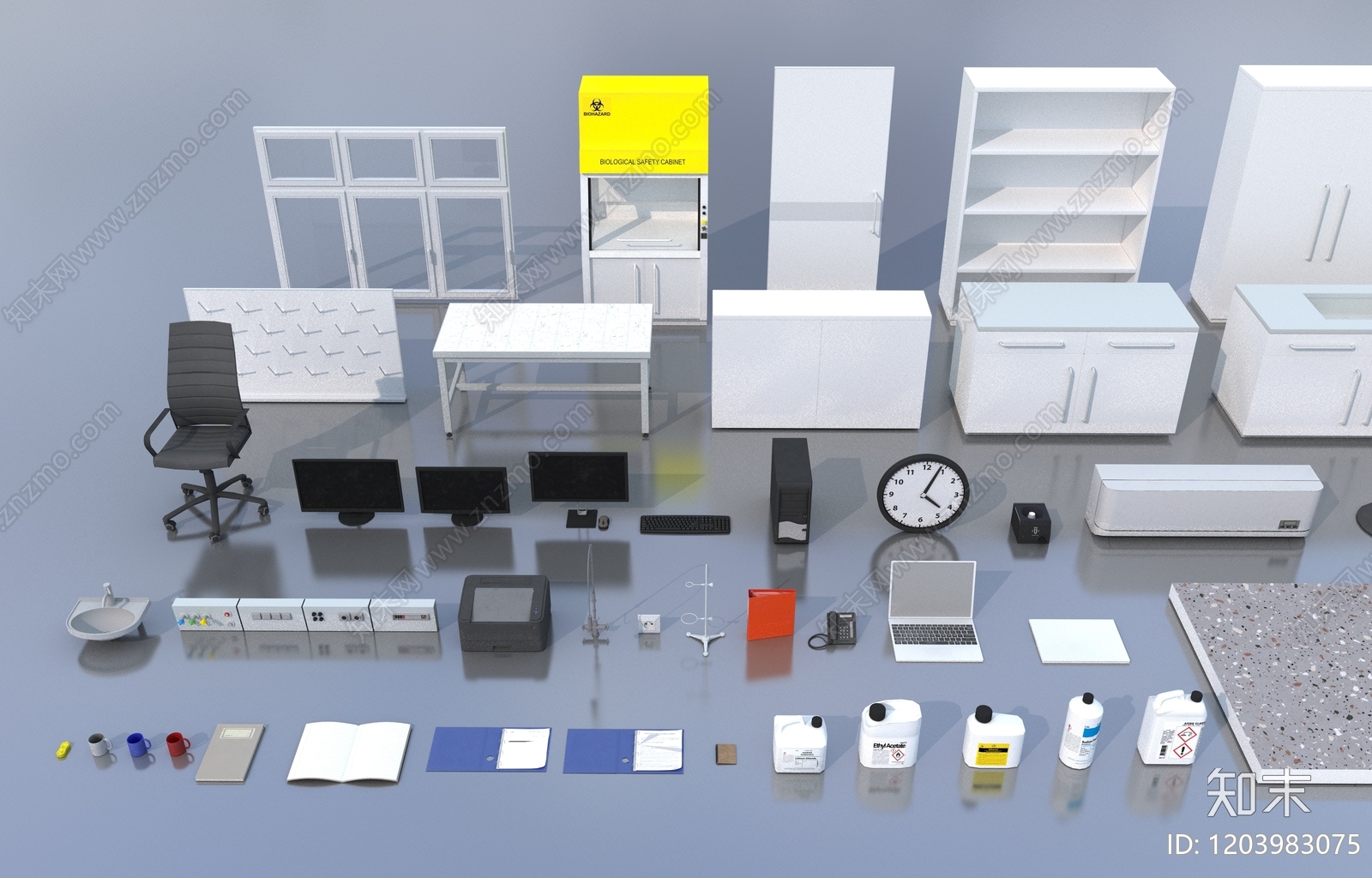 公用器材3D模型下载【ID:1203983075】