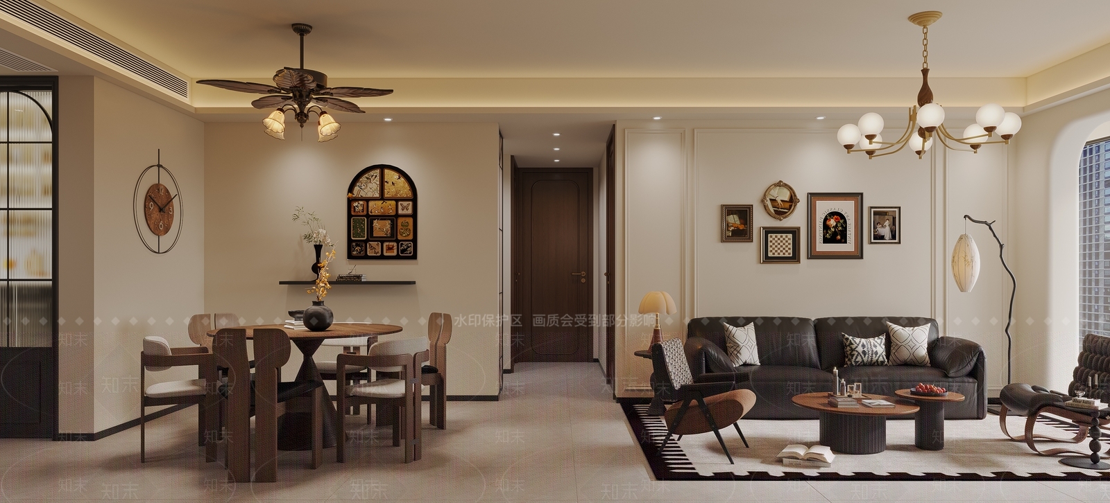 中古家居客厅3D模型下载【ID:1203989271】