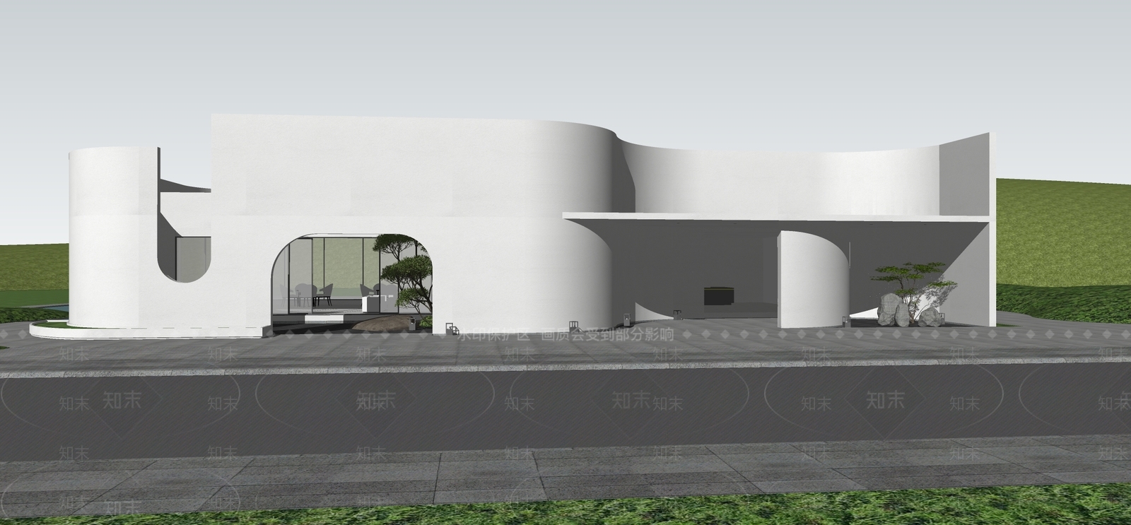 现代其他公共建筑SU模型下载【ID:1203992739】