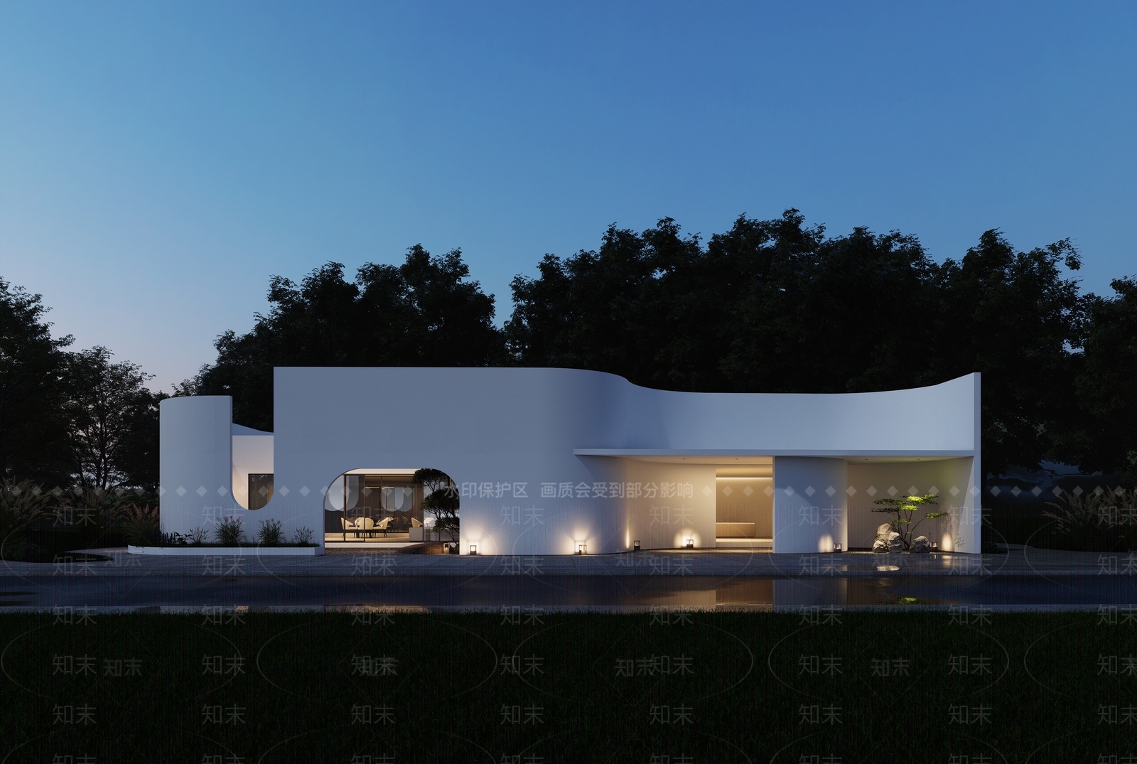 现代其他公共建筑SU模型下载【ID:1203992739】