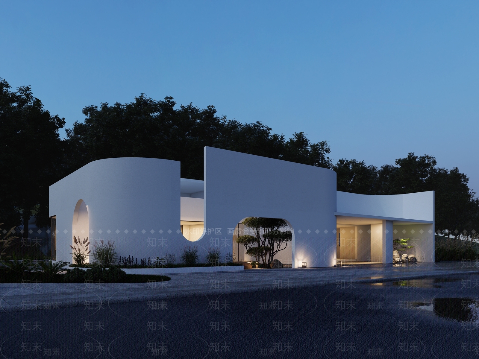 现代其他公共建筑SU模型下载【ID:1203992739】