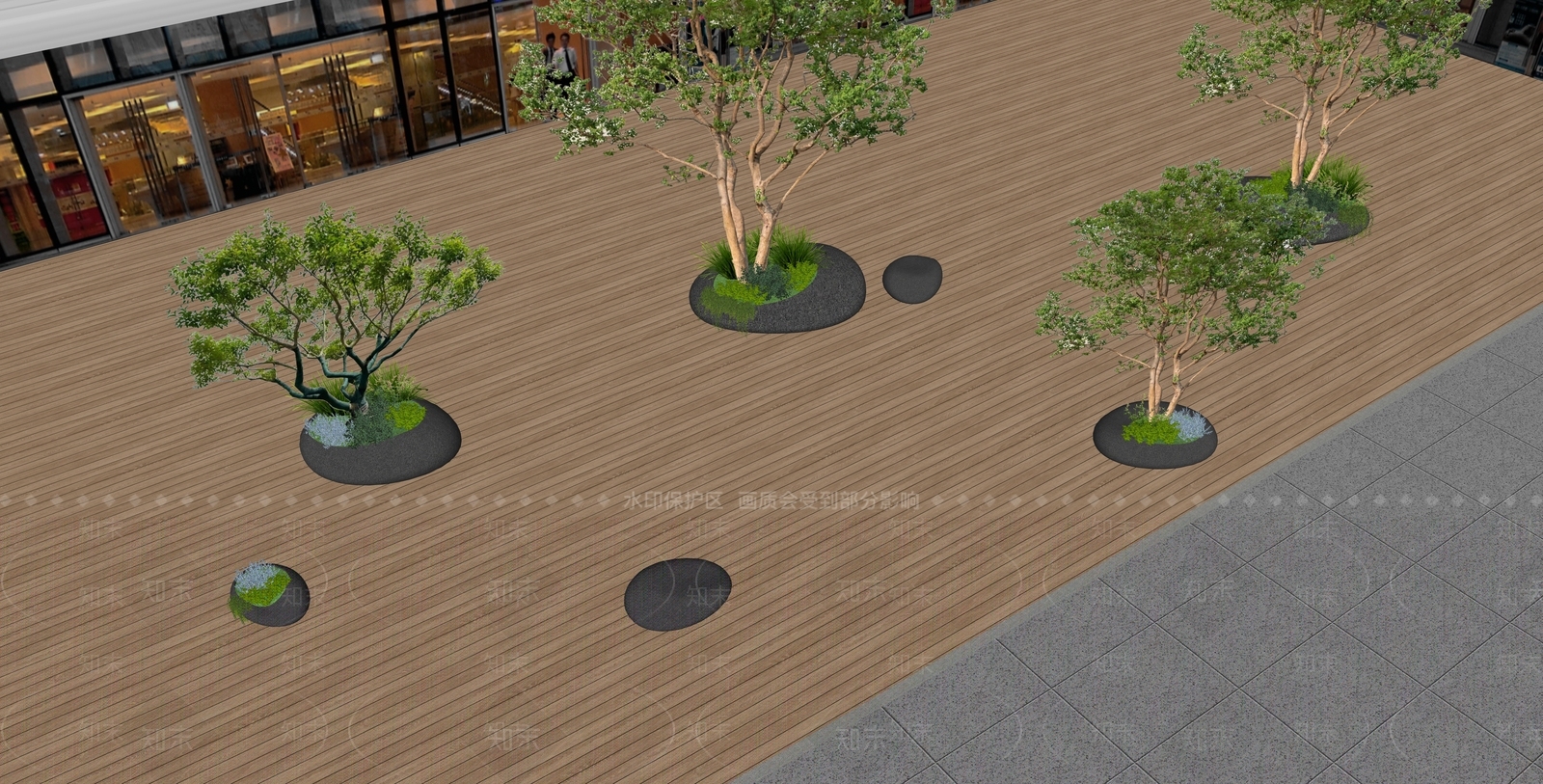 现代花钵花器SU模型下载【ID:1203997932】