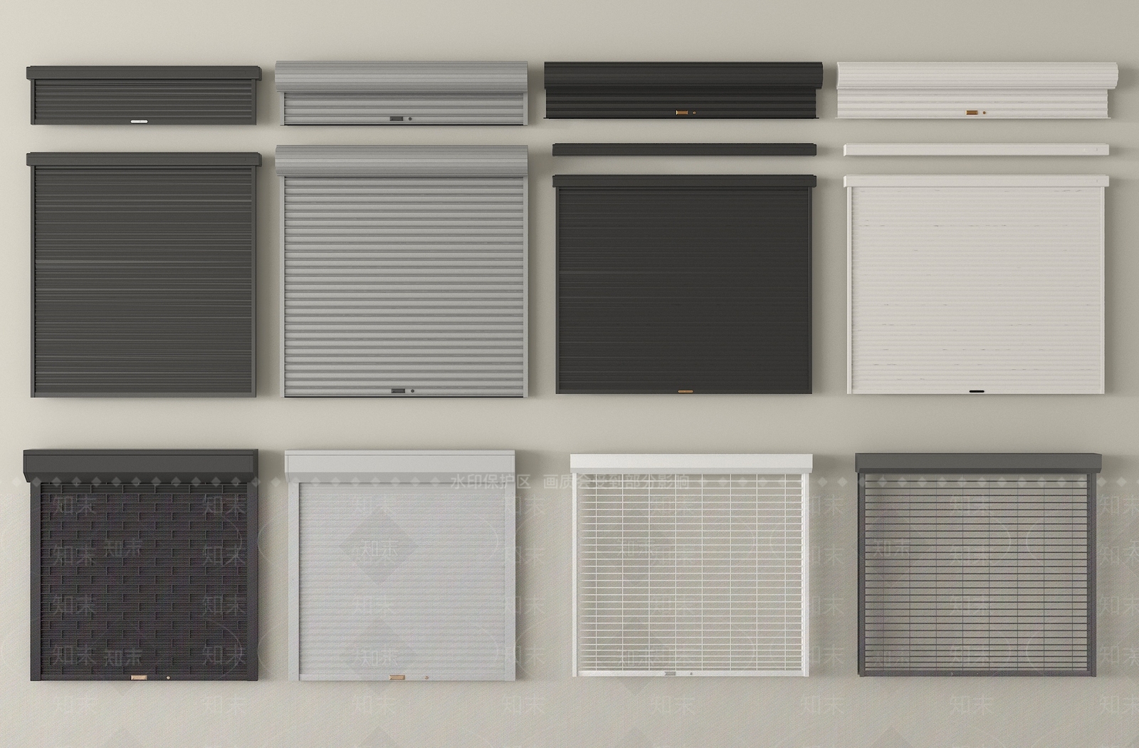 卷帘门3D模型下载【ID:1203999916】