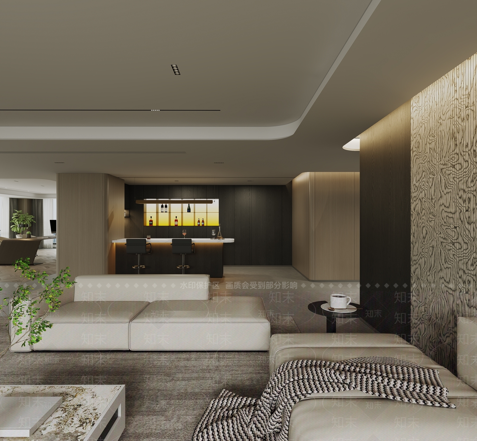 深色吧台酒馆3D模型下载【ID:1227519492】