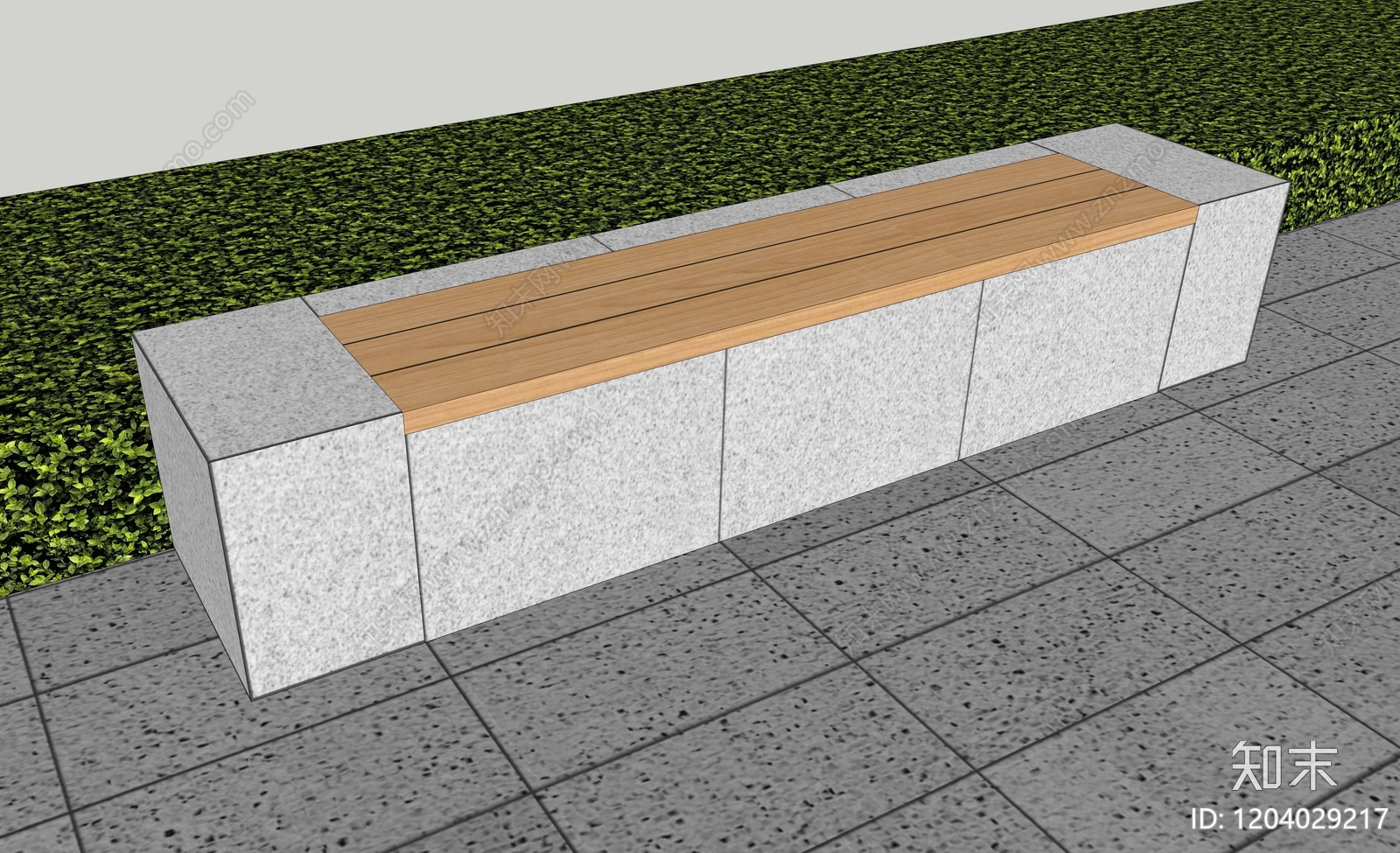 现代新中式景观坐凳施工图下载【ID:1204029217】