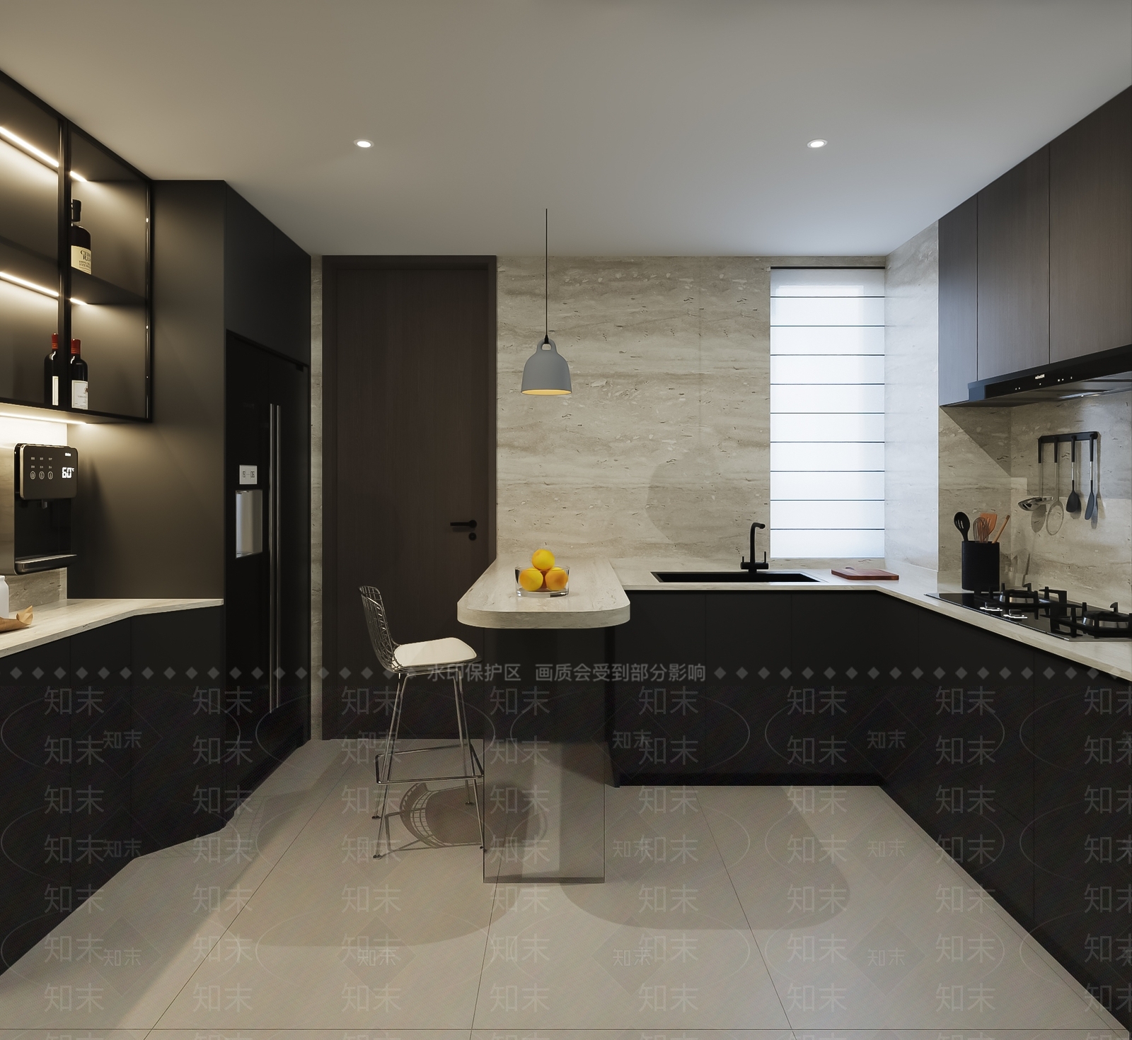 现代客餐厅3D模型下载【ID:1204033498】