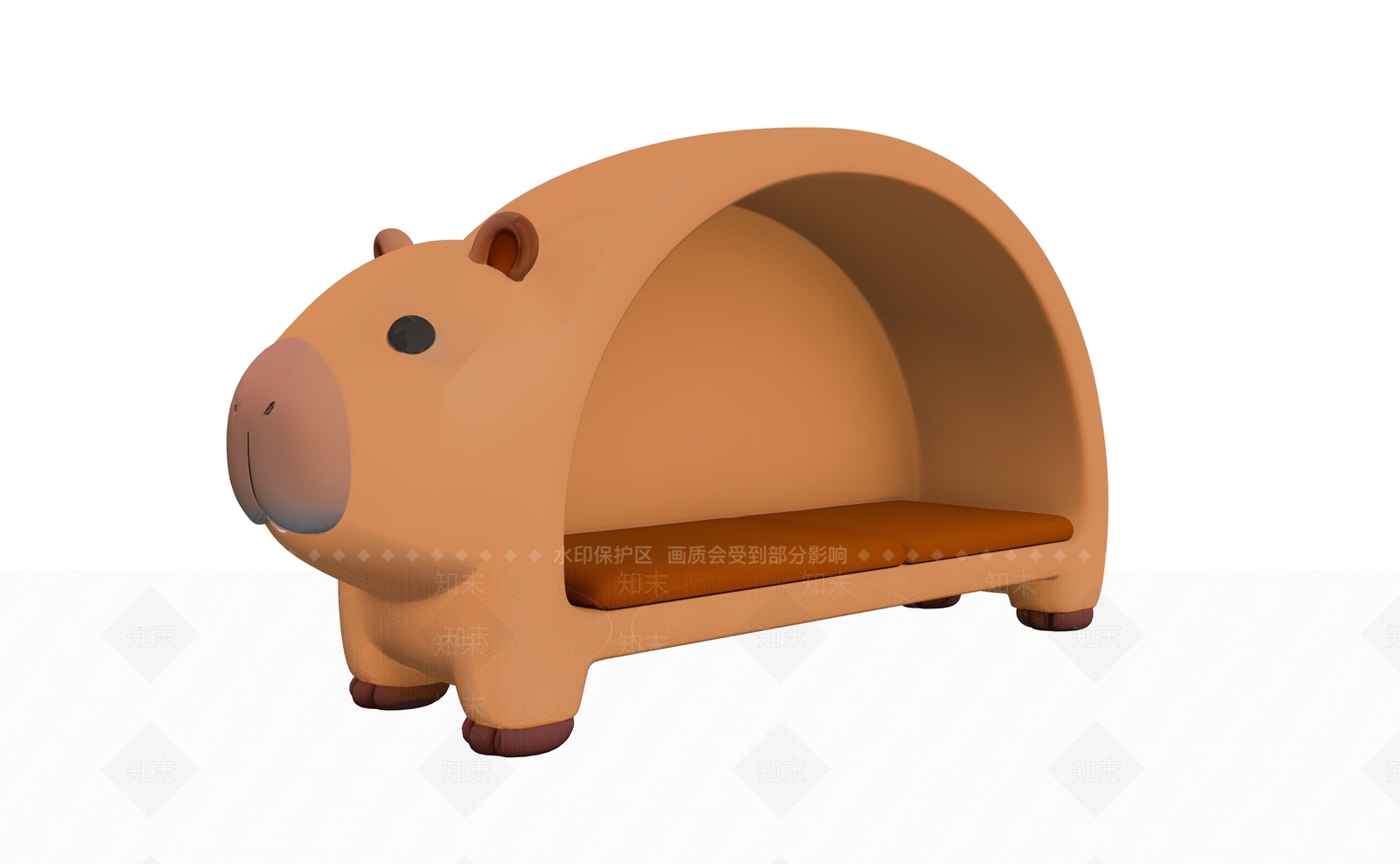 现代廊架SU模型下载【ID:1204146788】
