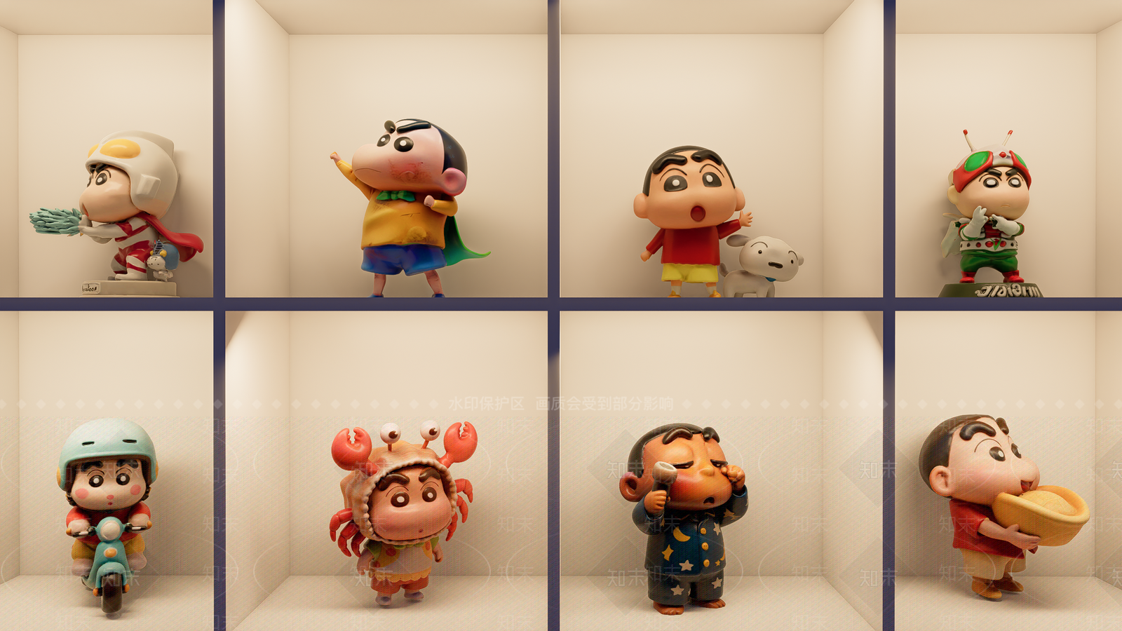 现代雕塑摆件SU模型下载【ID:1204037762】