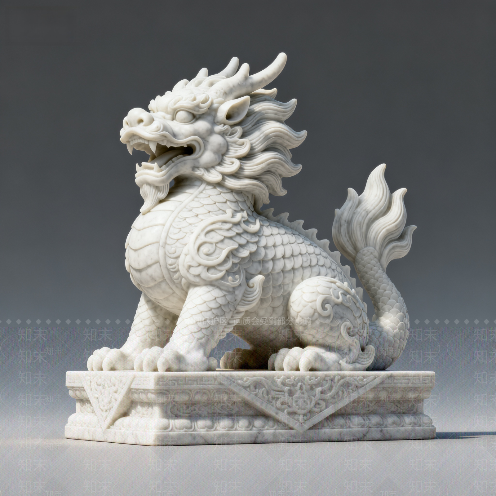 新中式中式雕塑SU模型下载【ID:1204038390】