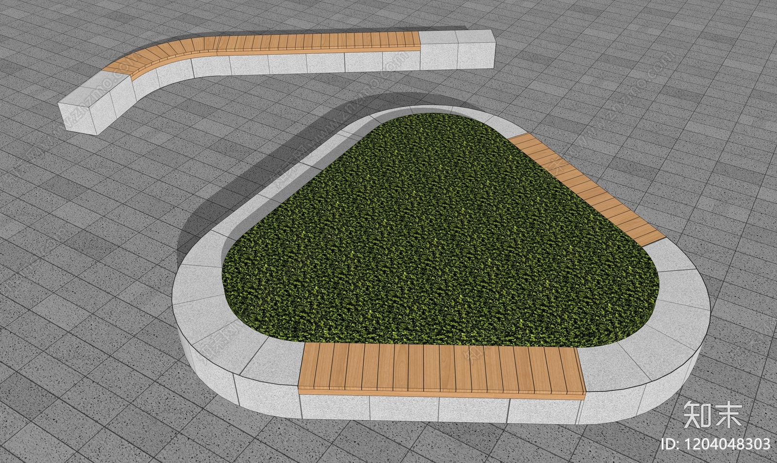 现代景观坐凳施工图下载【ID:1204048303】