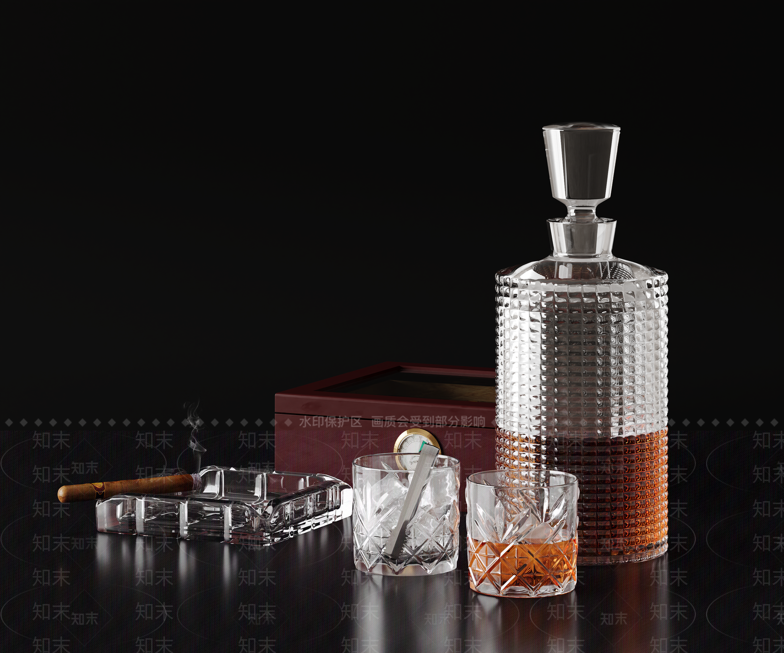 酒水食物3D模型下载【ID:1204051498】