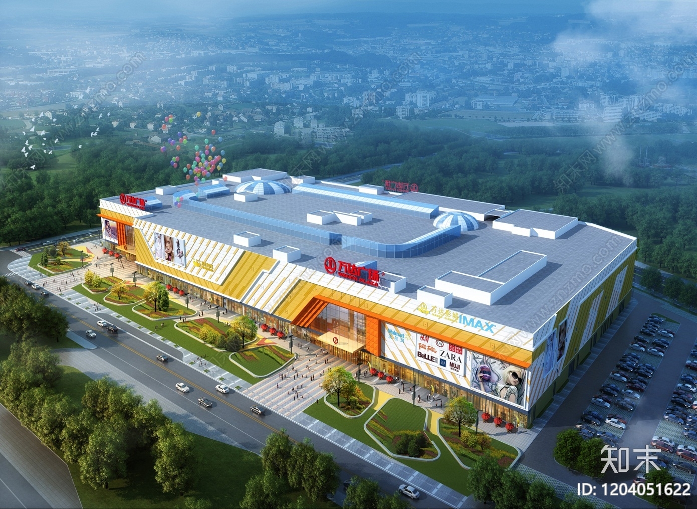 现代商业综合体施工图下载【ID:1204051622】