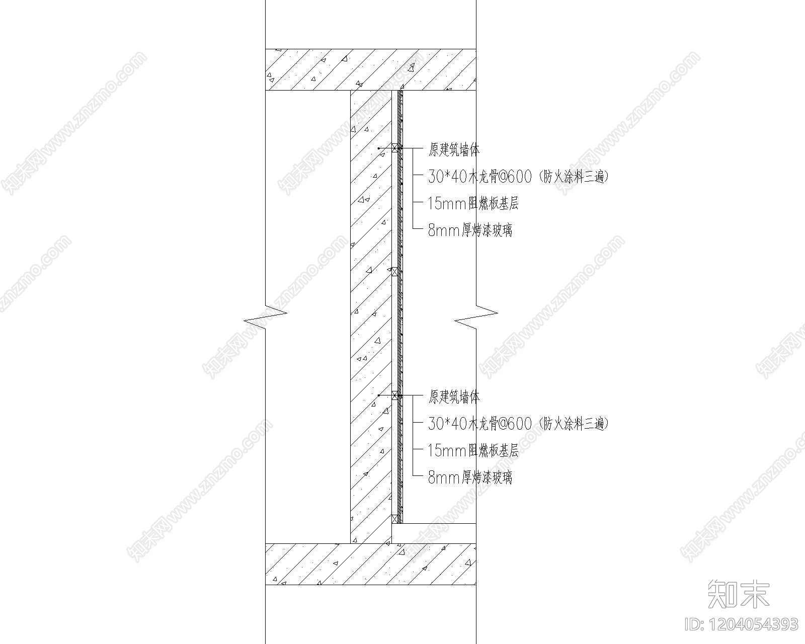 背景墙节点施工图下载【ID:1204054393】
