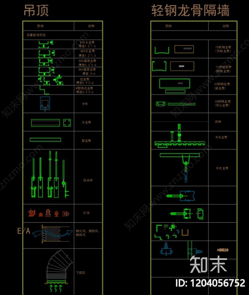 工装综合图库cad施工图下载【ID:1204056752】