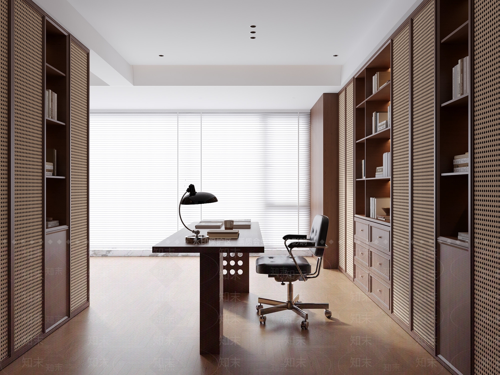 复古中古书房3D模型下载【ID:1204066659】