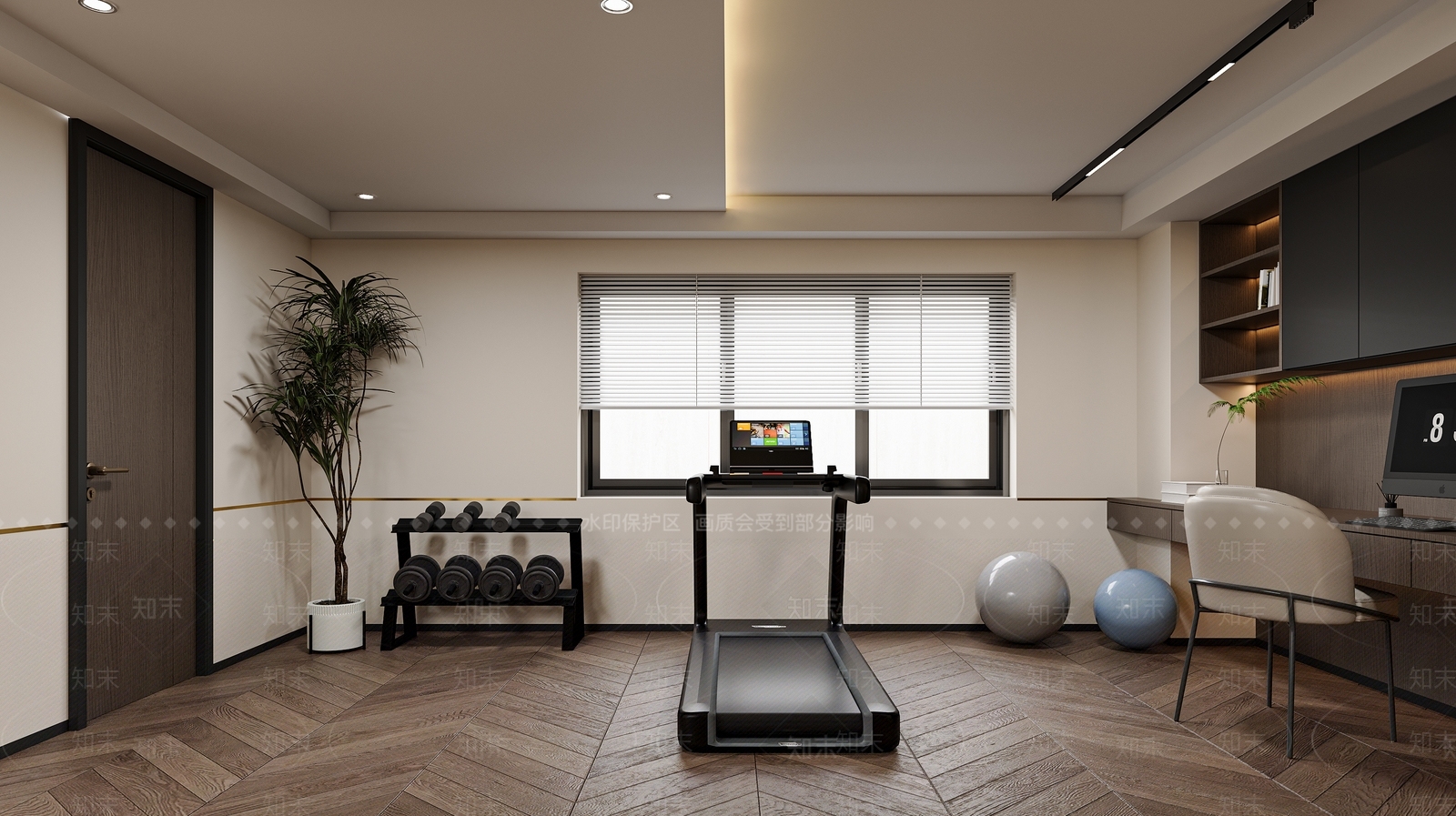 健身房3D模型下载【ID:1204068506】