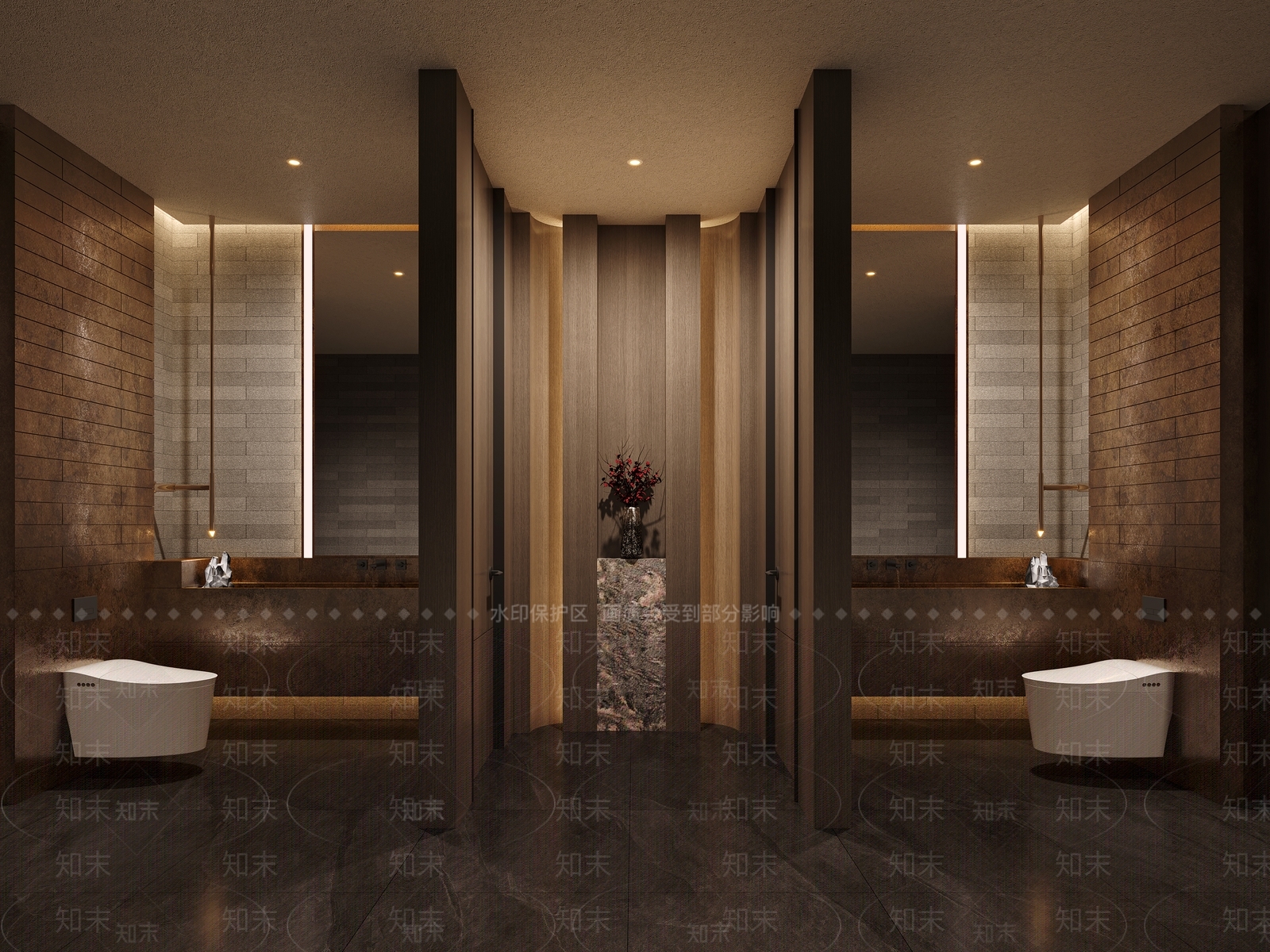 现代卫生间3D模型下载【ID:1204072314】