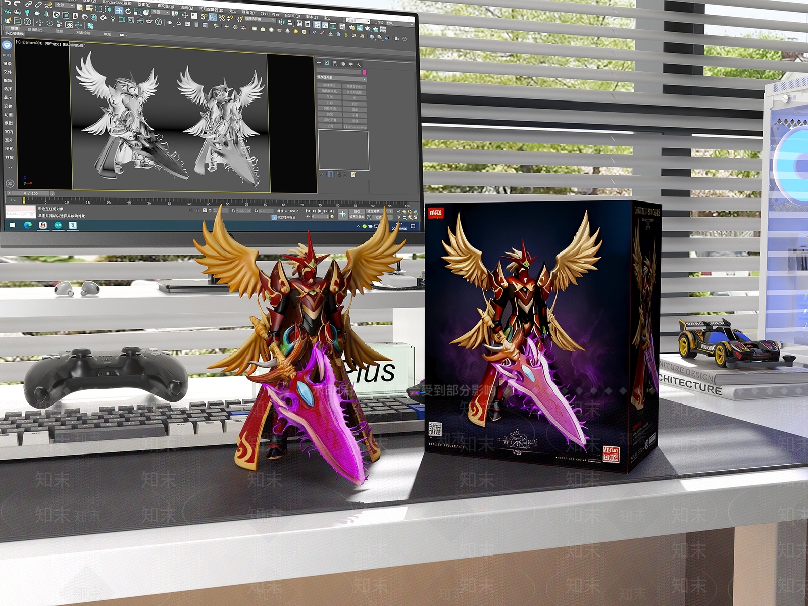 现代摆件组合3D模型下载【ID:1204251287】