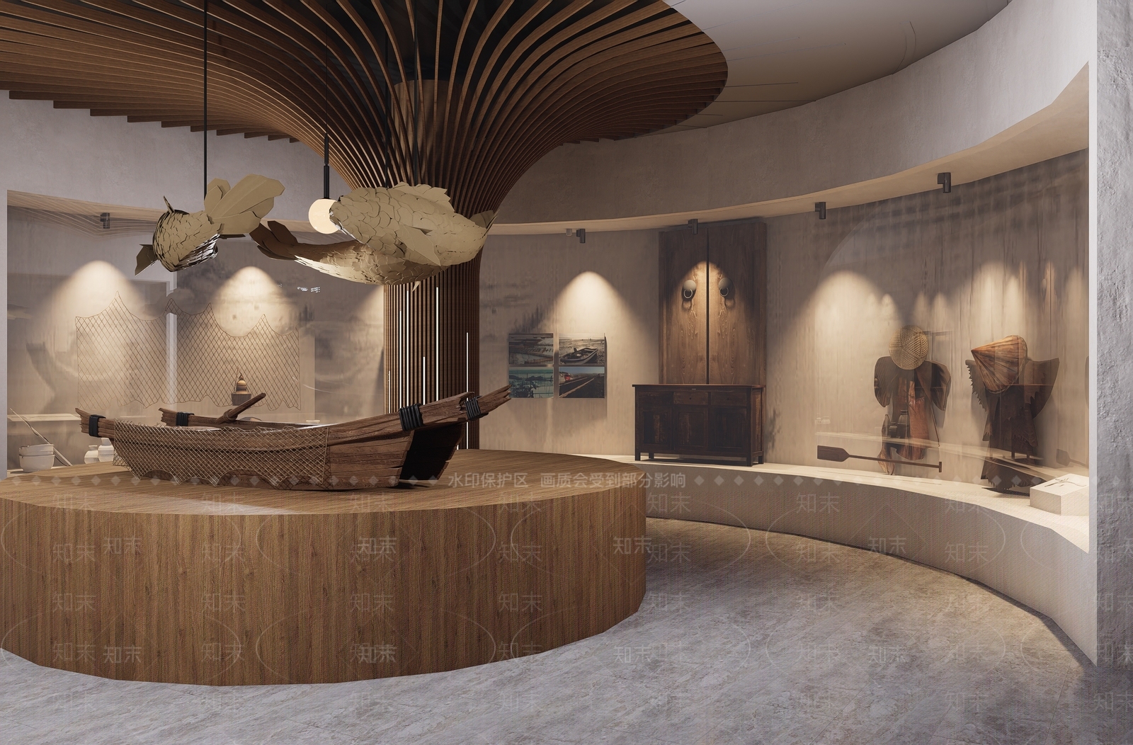 中式现代博物馆SU模型下载【ID:1204077445】