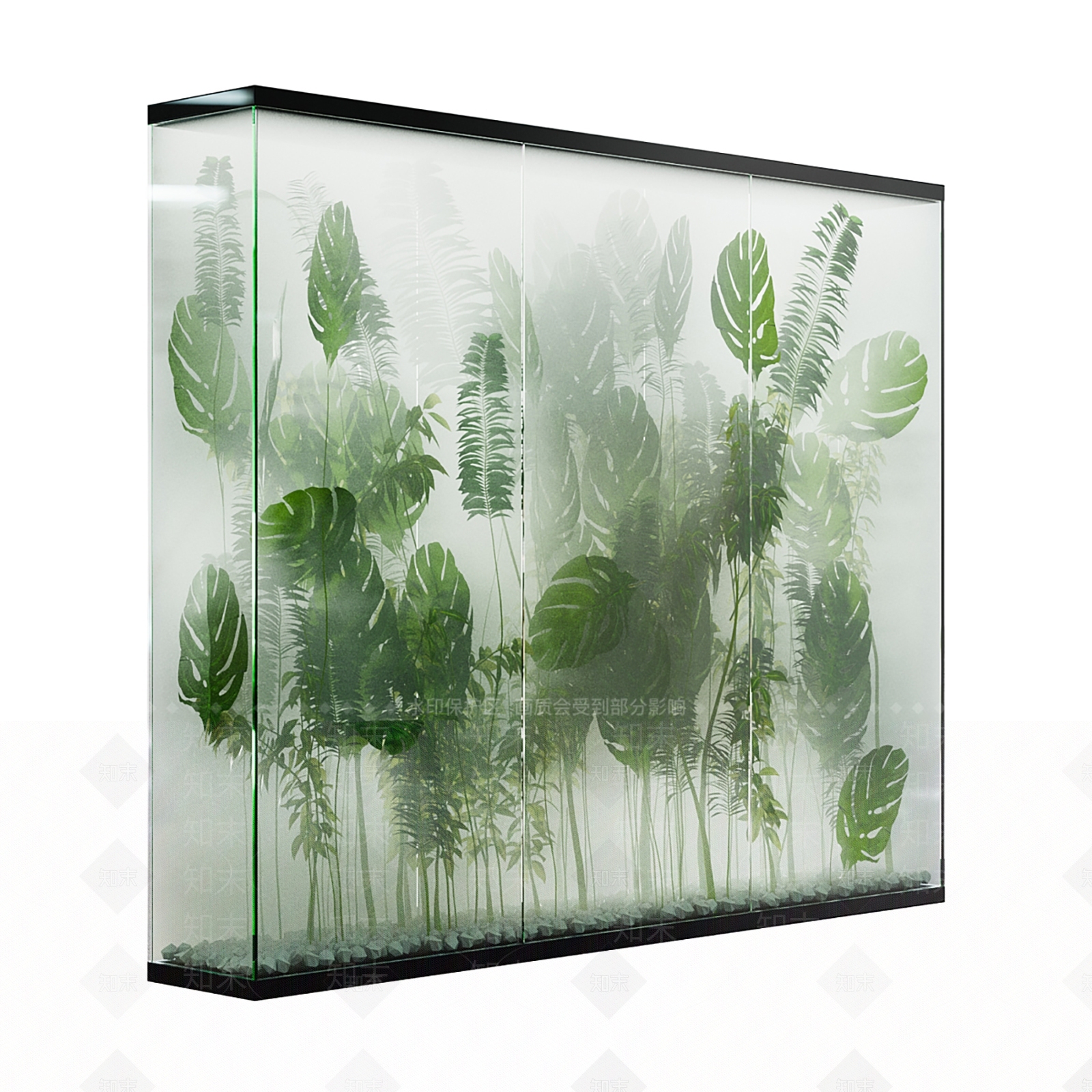 绿植墙3D模型下载【ID:1204095070】