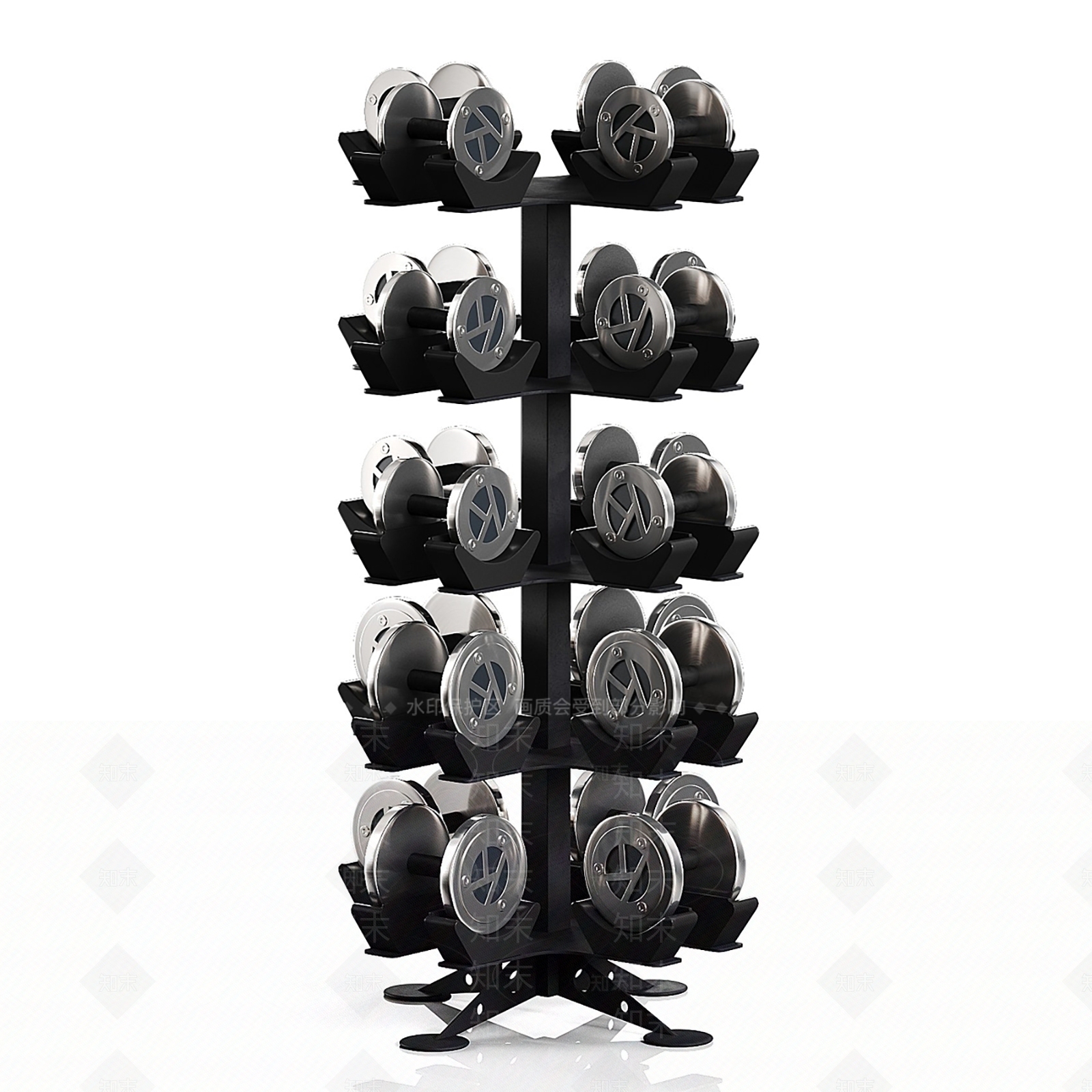 现代健身器材3D模型下载【ID:1204095697】