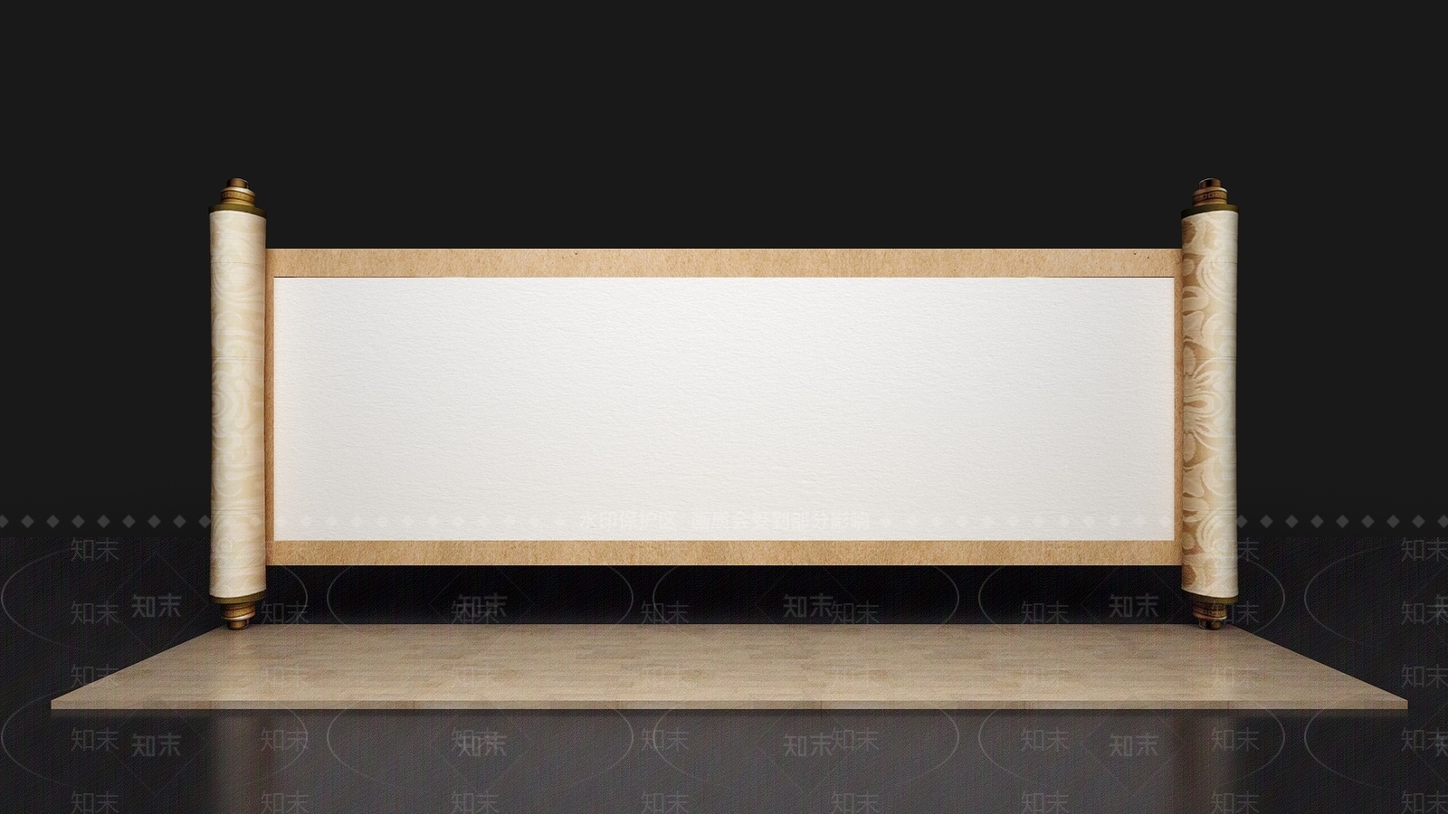 现代新中式舞台3D模型下载【ID:1204101483】