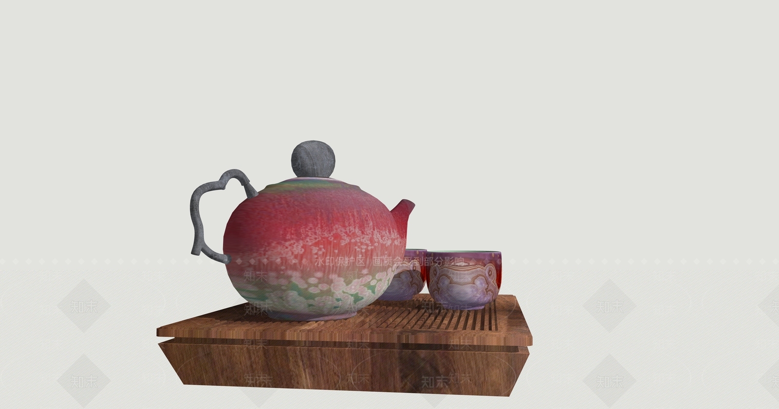 茶具SU模型下载【ID:1204103963】