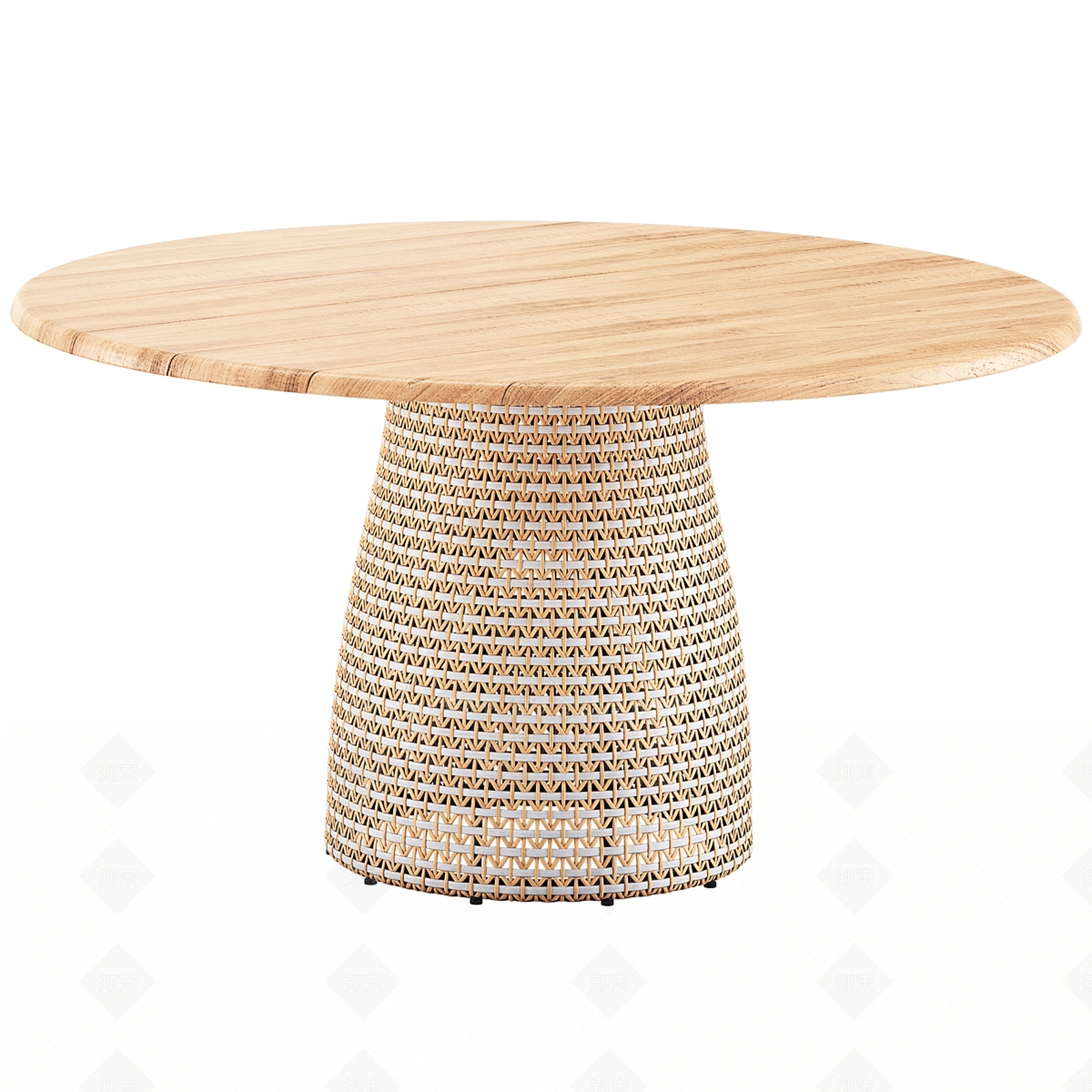 北欧侘寂餐桌3D模型下载【ID:1204159438】