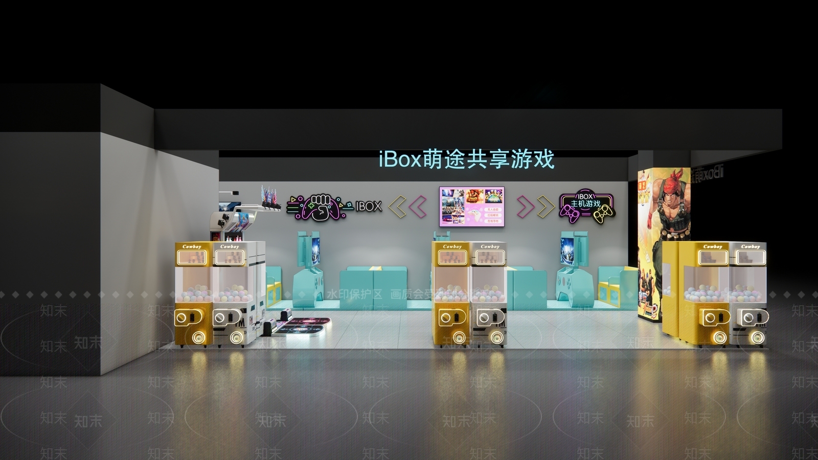 现代其他休闲娱乐空间SU模型下载【ID:1204119438】