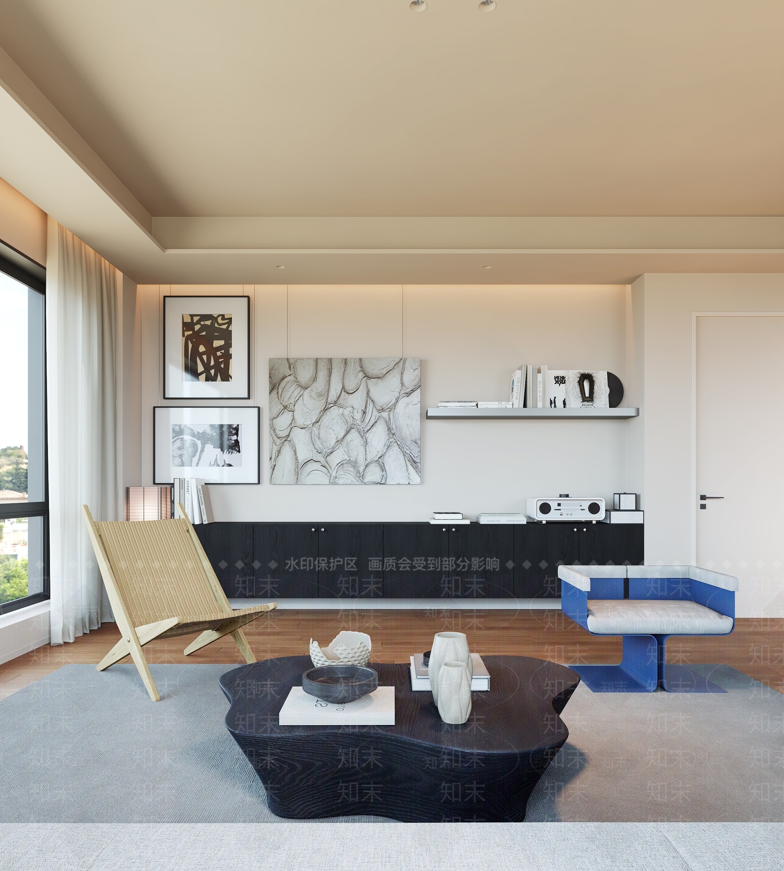 现代客餐厅3D模型下载【ID:1204119808】