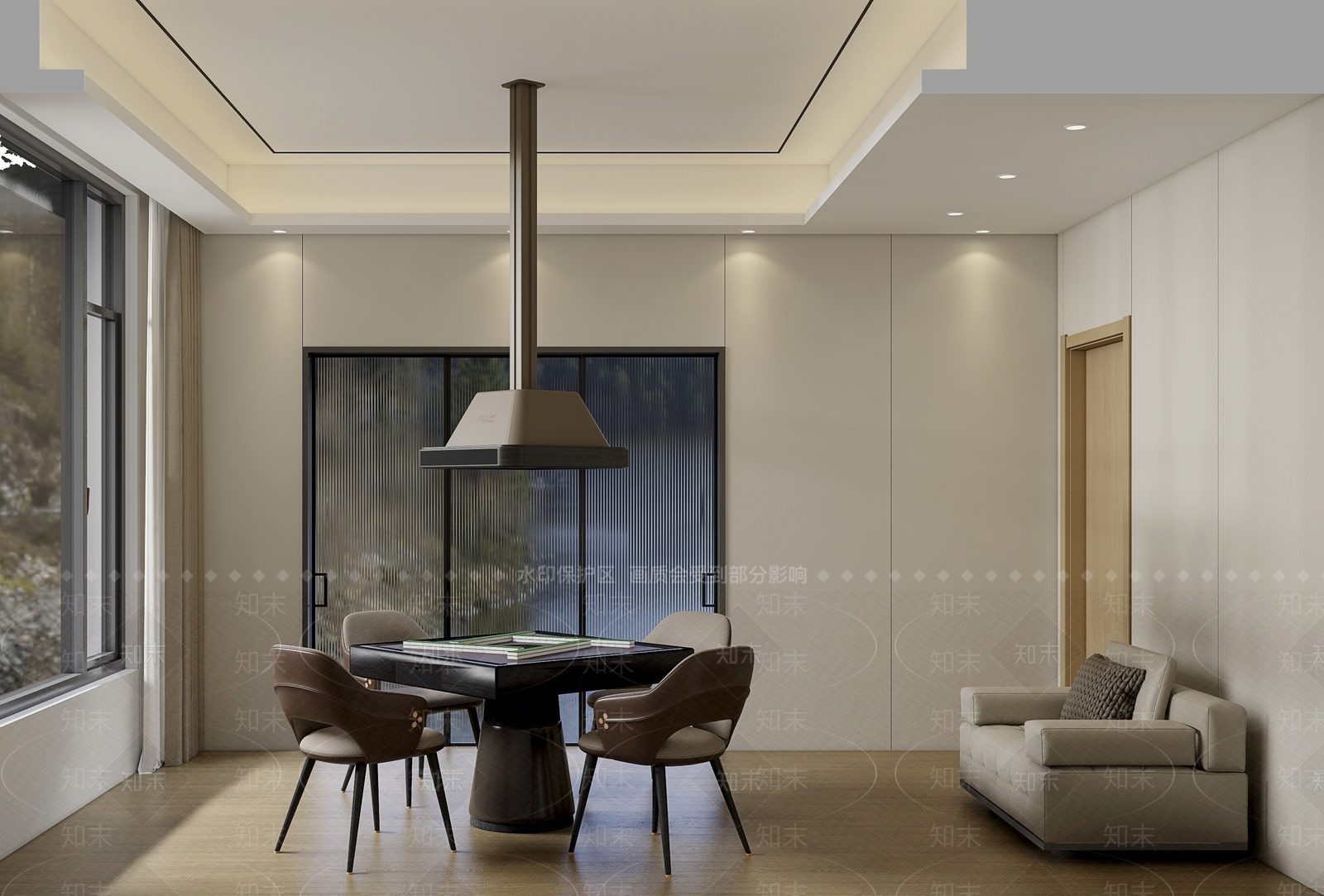 现代其他娱乐室SU模型下载【ID:1204120143】