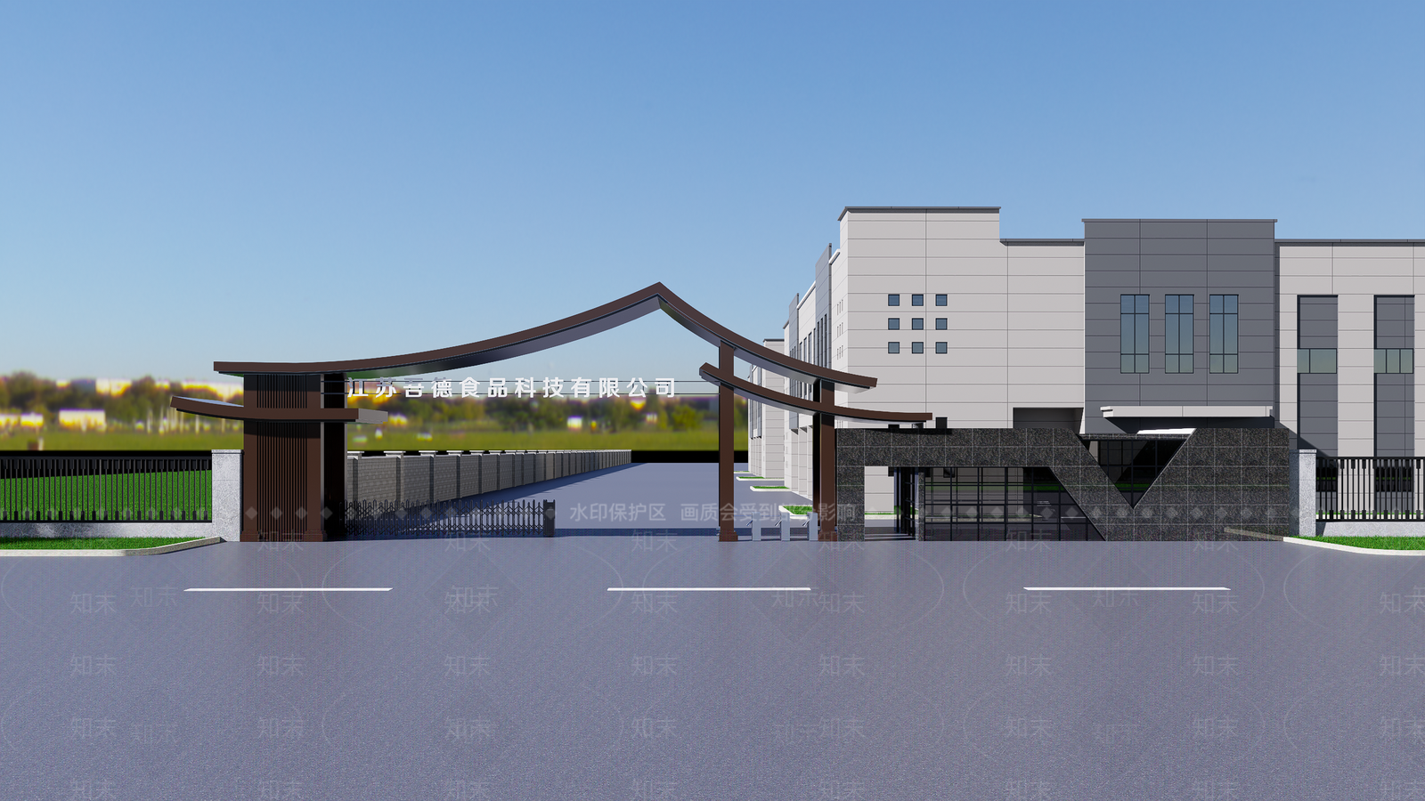 新中式中式门头SU模型下载【ID:1204123574】