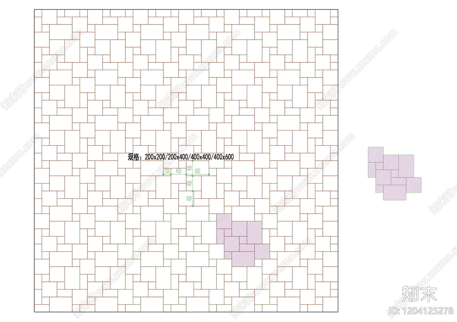 填充图案施工图下载【ID:1204125278】
