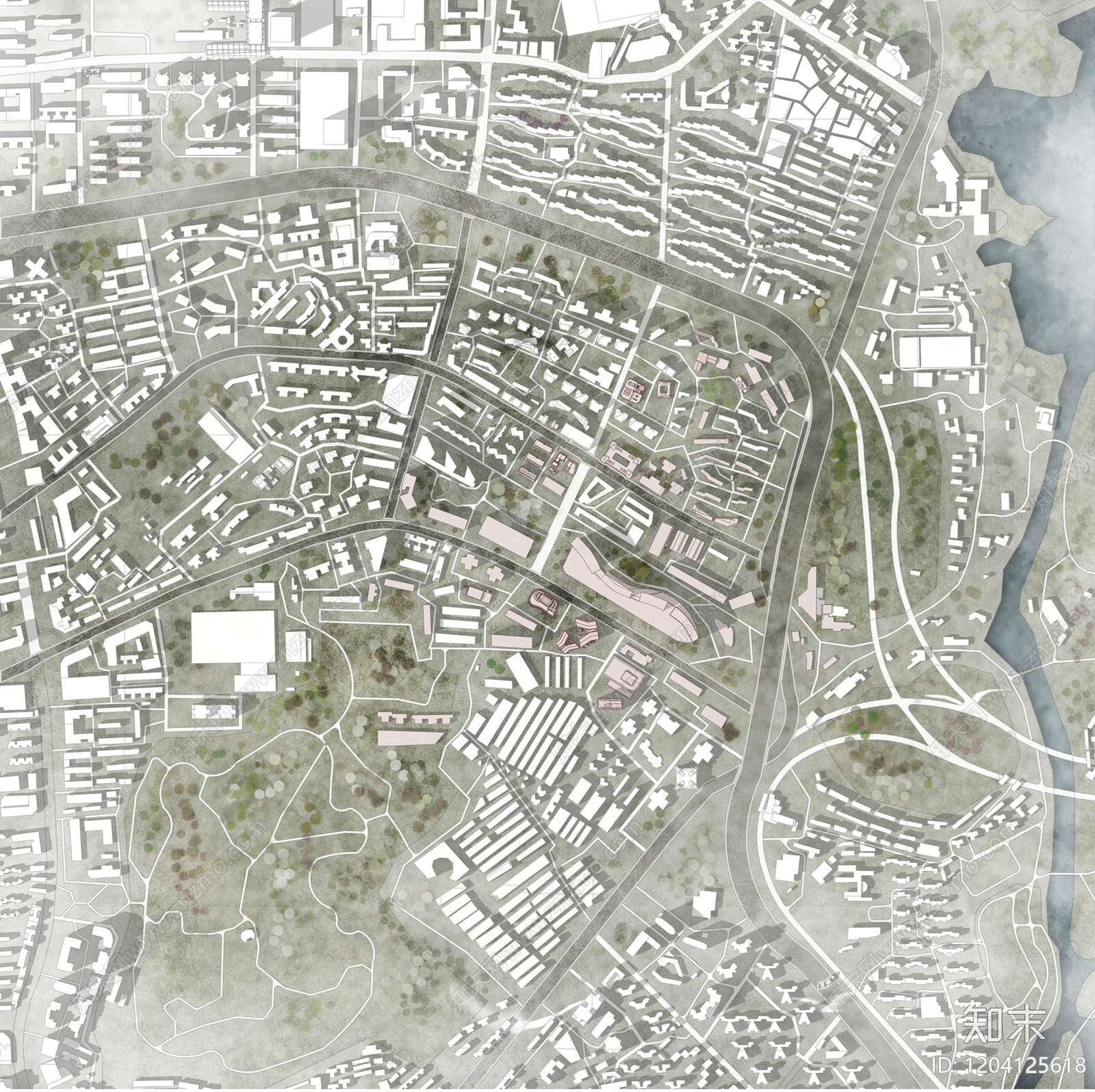 现代规划彩平图下载【ID:1204125618】